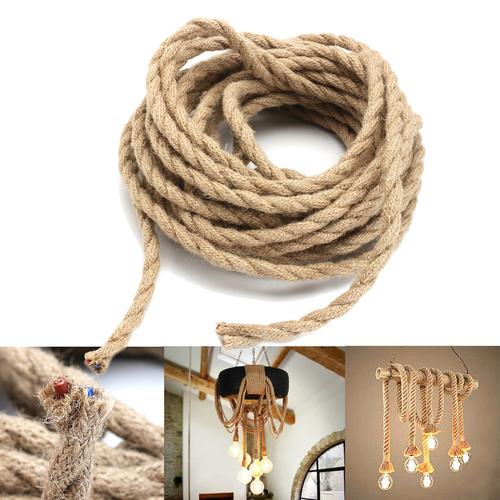 75mm hemp rope power cable wire wire braided fabric twisted
