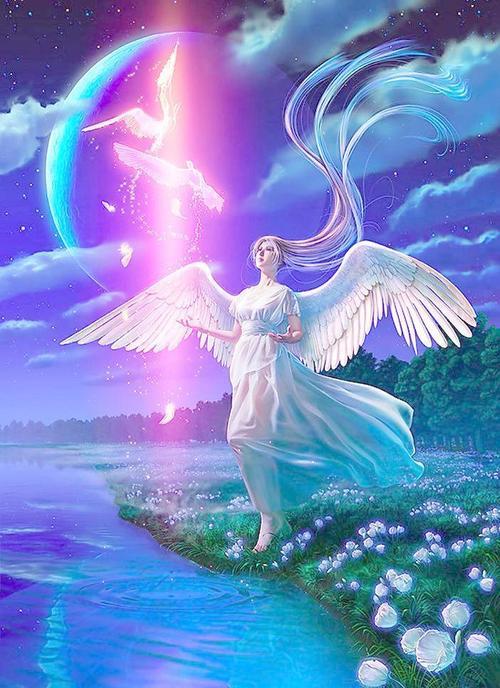 带翅膀的公主简笔画