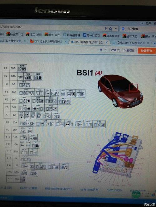 0保险丝对应位置图_标致307论坛_汽车之