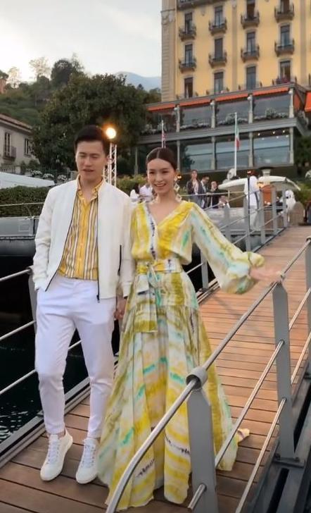 香港名媛意大利举行古堡婚礼泊船入场超浪漫 余安安