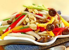 节后教大家一些清淡菜肴,去除油腻,蟹味菇炒花生芽