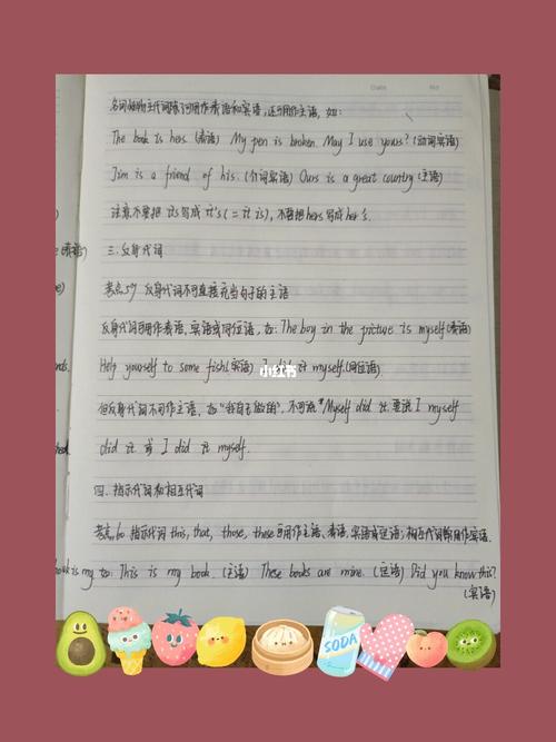 英语笔记(人称代词)