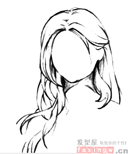 什么样的发型适合女生呢长发简笔画是什么样子