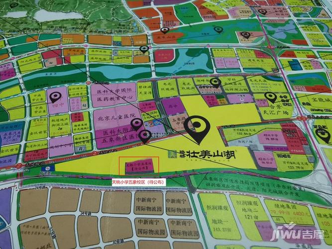 路桥壮美山湖规划图标注