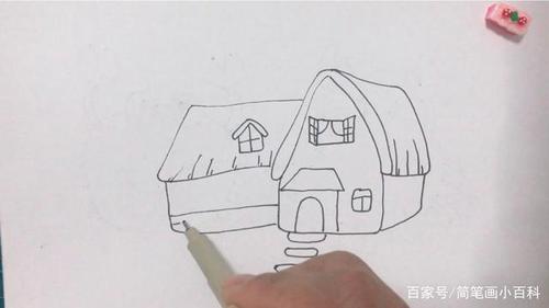 创意简笔画茅草屋,这样简单好看,记得收藏哦