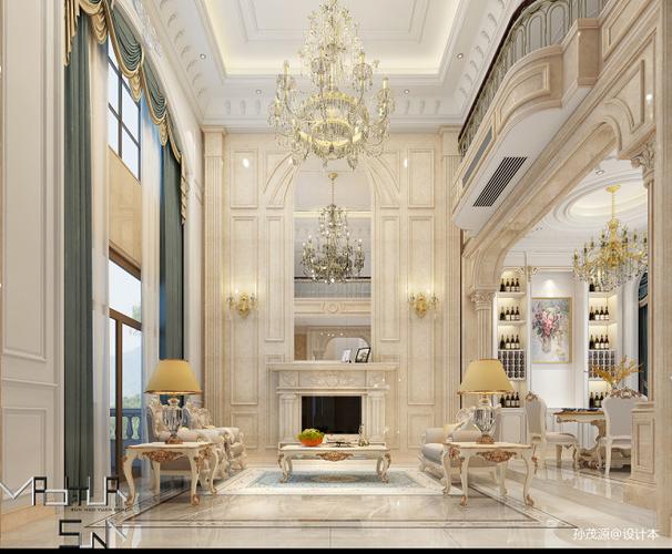 500万元别墅豪宅806平米装修案例_效果图 - 欧式别墅