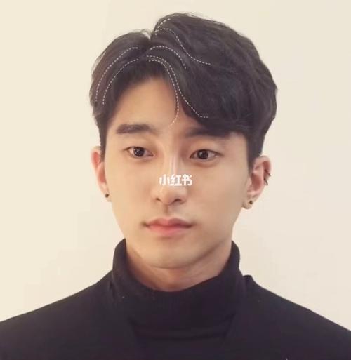 男士发型韩式风格男生发型,纹理三七分,烫型不烫卷微微纹理蓬松_feel