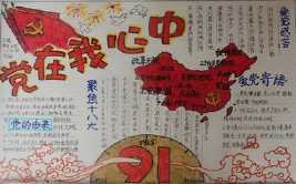 四年级红色足迹手抄报四年级手抄报