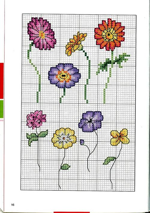 十字绣----美丽的花朵