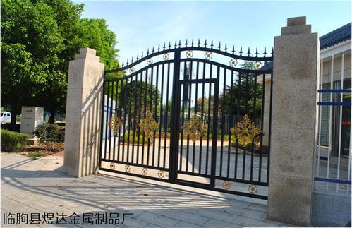 小区铁门简笔画