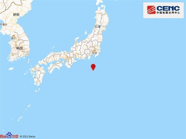 日本东京发生55级地震震中位于八丈岛未引发海啸
