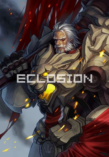 守望先锋 莱因哈特·冯·罗严克拉姆 同人图 插画 壁纸 | 大锤 | 半