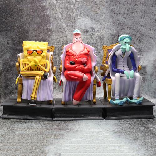 动漫海贼航海王gkkmg海绵宝宝三大将派大星赤犬手办模型