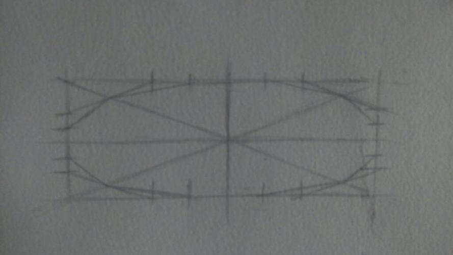 素描椭圆画法步骤图