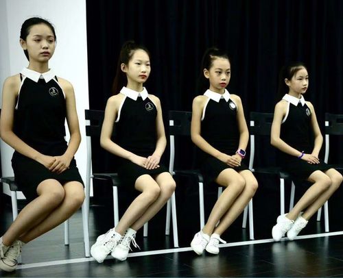 儿童形体礼仪模特走秀训练服少儿东方舞女童上衣形体练习团服装