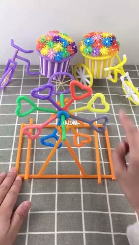 惊了,吸管还能做这些3?_diy手工制作_兴趣爱好_手工