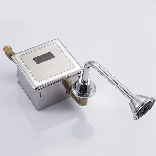 暗装入墙式 冲洗器 蹲便器冲水阀 全自动感应大便器 多省包邮全铜