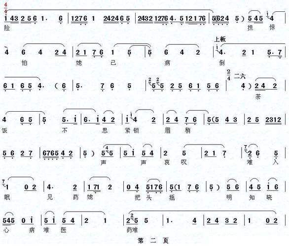 [秦腔]《山乡御妹》选段(秦腔)《山乡御妹》选) 简谱