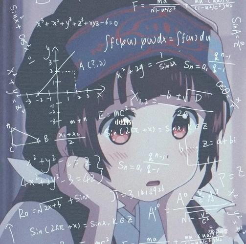 数学公式头像(动漫)_动漫_数学_头像_素材_头像
