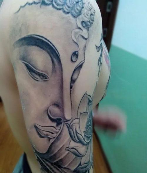 好看的佛纹身作品欣赏