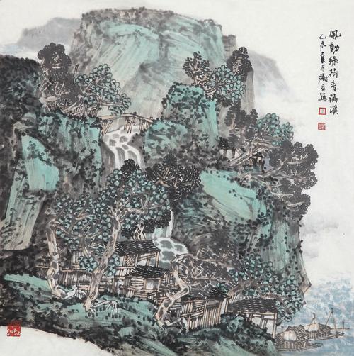 画家张树立 山水作品赏析