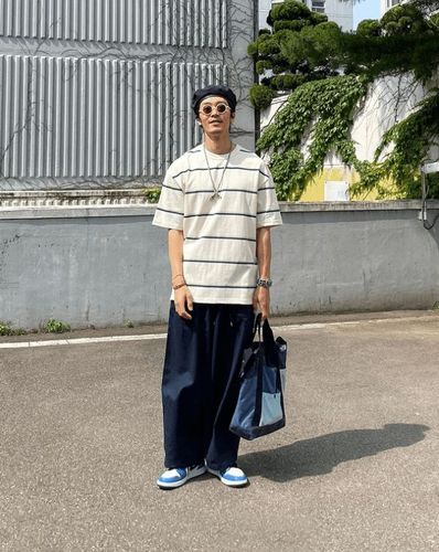 四,搭配休闲西裤打造轻熟男风