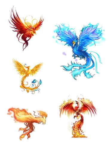 凤凰的古风底片免抠素材和凤凰文案_文案_素材_古风_上海油罐艺术中心