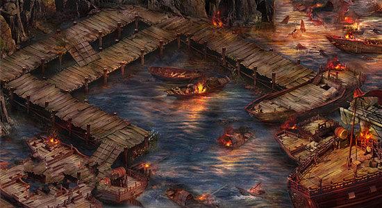《乐可三国》经典战役背景原画曝光