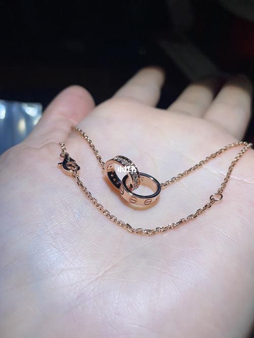 入手了一条卡地亚双环项链!