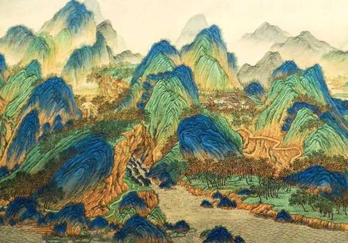 王希孟的千里江山图为何一直寂寂无闻放大十倍后发现很多缺陷