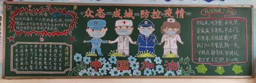 这是我们的黑板报.