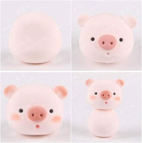 感兴趣的粘土玩家可以参考这只diy小猪的图文步骤分解图.