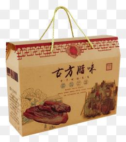 土特产腊肉腊肠包装盒