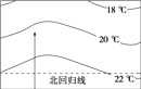 下图中能正确表示南半球中低纬度海区表层大洋环流模式的是( )