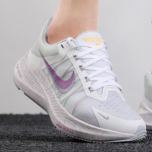 nike耐克女鞋2021夏季新款zoom白色运动鞋透气跑步鞋cw3421102视频