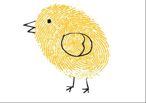 射洪七幼微学堂宅快乐小小指纹画创意无限大