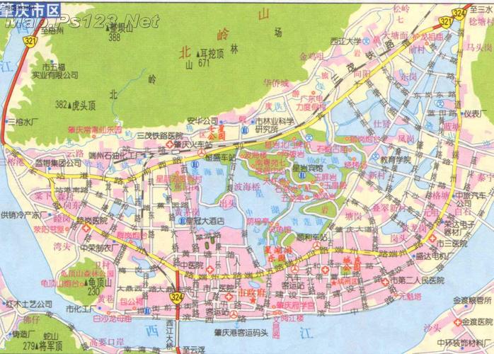 >> 肇庆市区地图