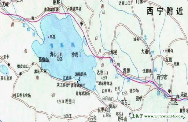 西宁市景点分布图_青海西宁西宁市旅游地图_山水旅游