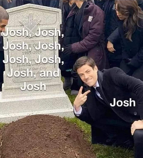 " josh 大战的场面 " ▼由于灭霸的演员也叫 josh,于是还衍生出了灭霸