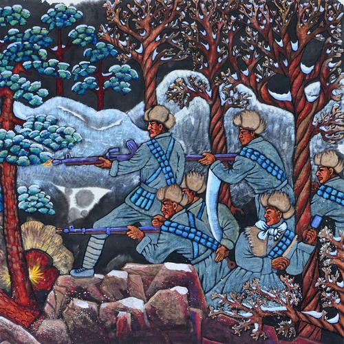 田桂玲 抗联组画