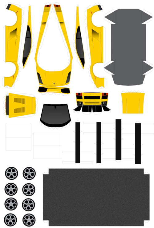 兰博基尼盖拉多图纸