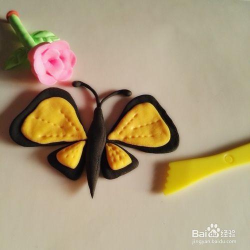 超轻粘土之佳作----蝴蝶的做法