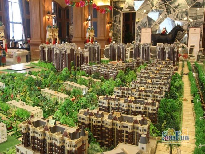 奥城国际售楼处沙盘