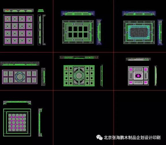 常用吊顶cad参考案例