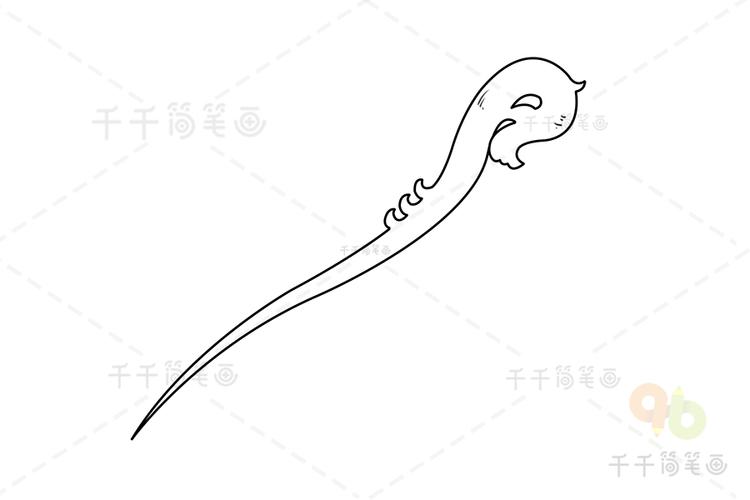 羊脂玉簪简笔画