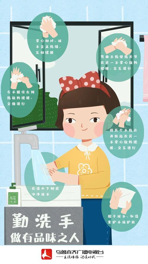 防疫小贴士勤洗手做有品味之人