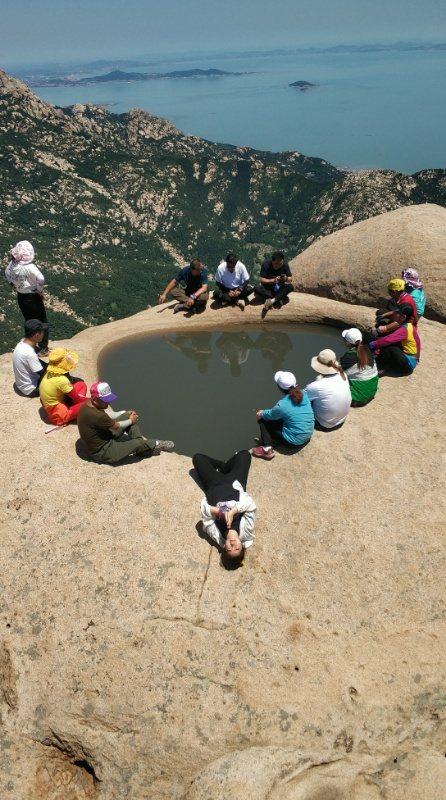 青岛崂山一线天天心池