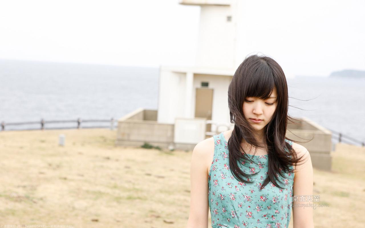 日本萌妹子女星铃木爱理小清新养眼写真桌面壁纸(三)