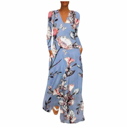 women"s luxury brand dress women 2019 casual long sleeve dress v