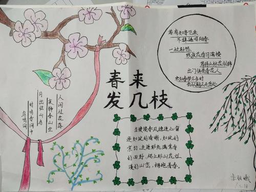 春主题手抄报